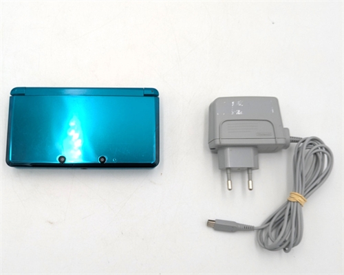 Nintendo 3DS - Aqua Blue - Complete In Box - Console - SNR CEM103093107 (B Grade) (Used)